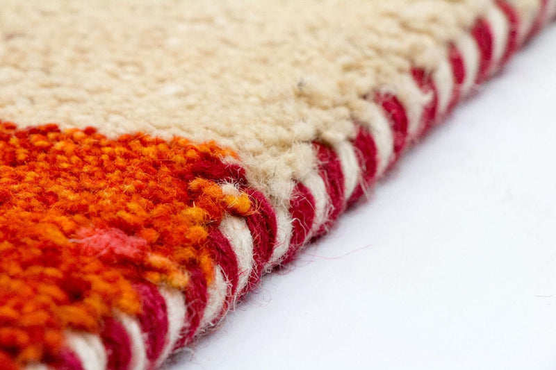 Tapis Gabbeh - Indus - 140 x 70 cm - beige