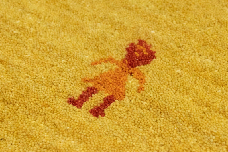 Gabbeh Teppich - Softy 200 x 80 cm - gold