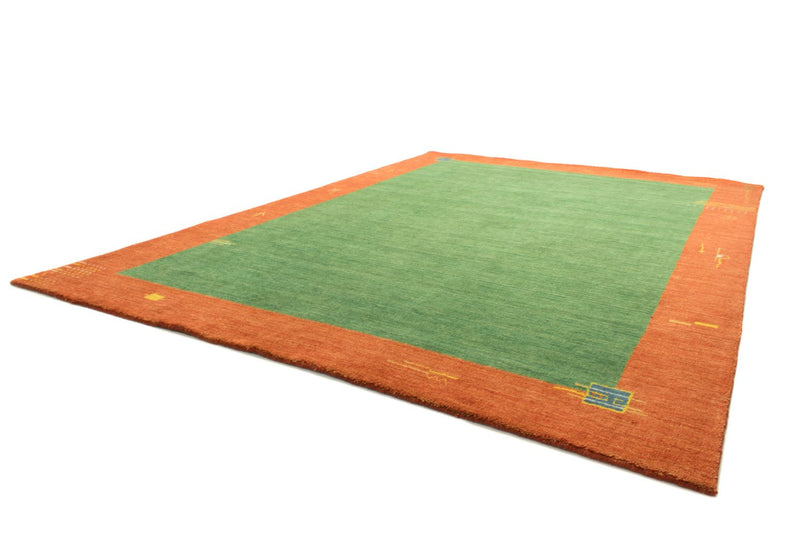Tapis Gabbeh - Indus - 300 x 250 cm - vert