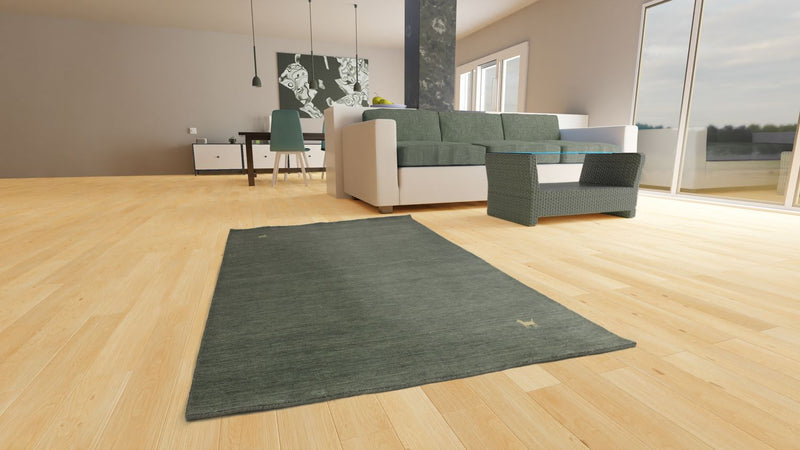 Tapis Gabbeh - Indus - 300 x 250 cm - gris
