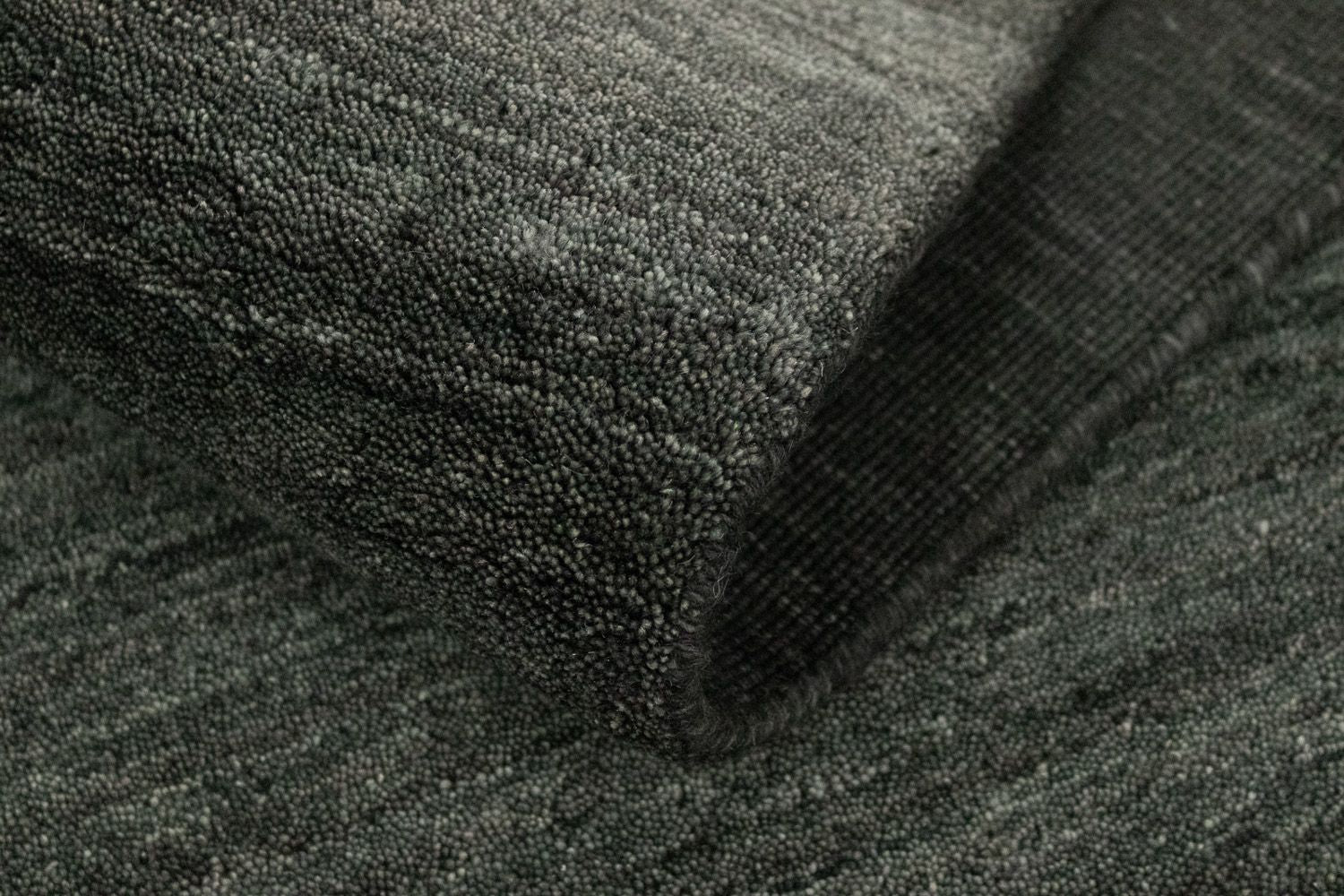 Tapis de couloir Tapis Gabbeh - Indus - 400 x 80 cm - gris