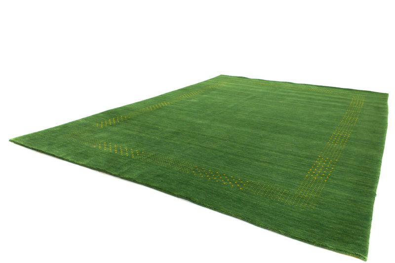 Tapis Gabbeh - Indus - 300 x 250 cm - vert