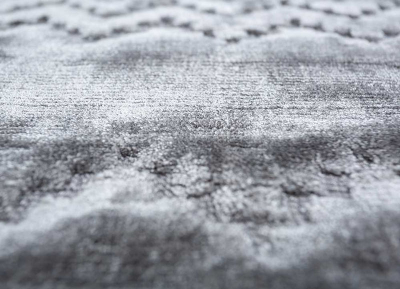 Tapis en viscose - 300 x 240 cm - bleu