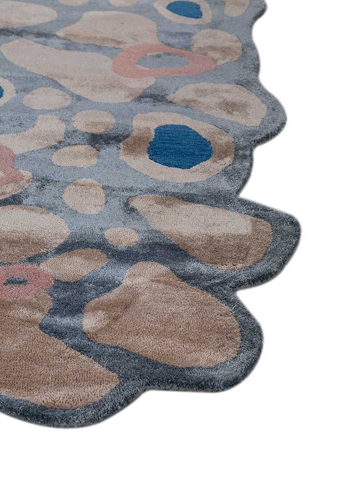 Tapis design originale  - 270 x 180 cm - bleu