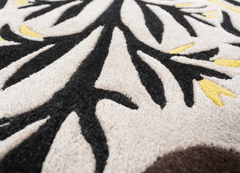 Tapis pour enfants originale  - 215 x 90 cm - noir et blanc