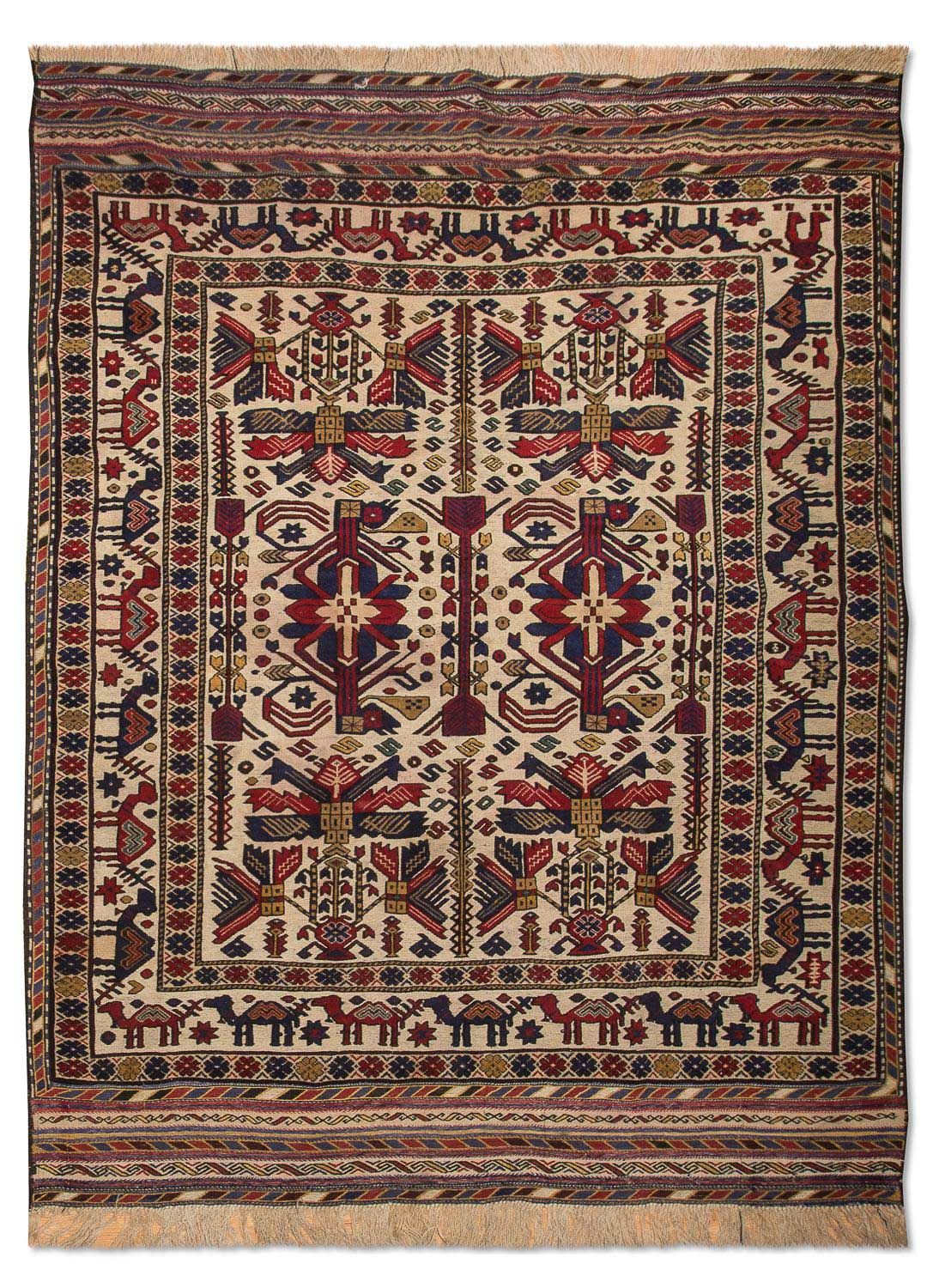Tapis Kelim - Vieux - 276 x 185 cm - beige