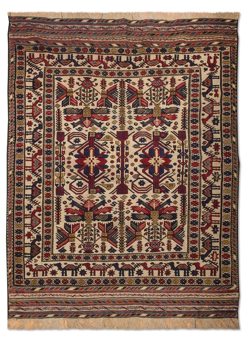 Tapis Kelim - Vieux - 276 x 185 cm - beige