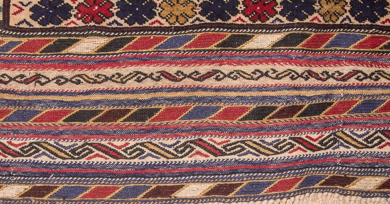 Tapis Kelim - Vieux - 276 x 185 cm - beige