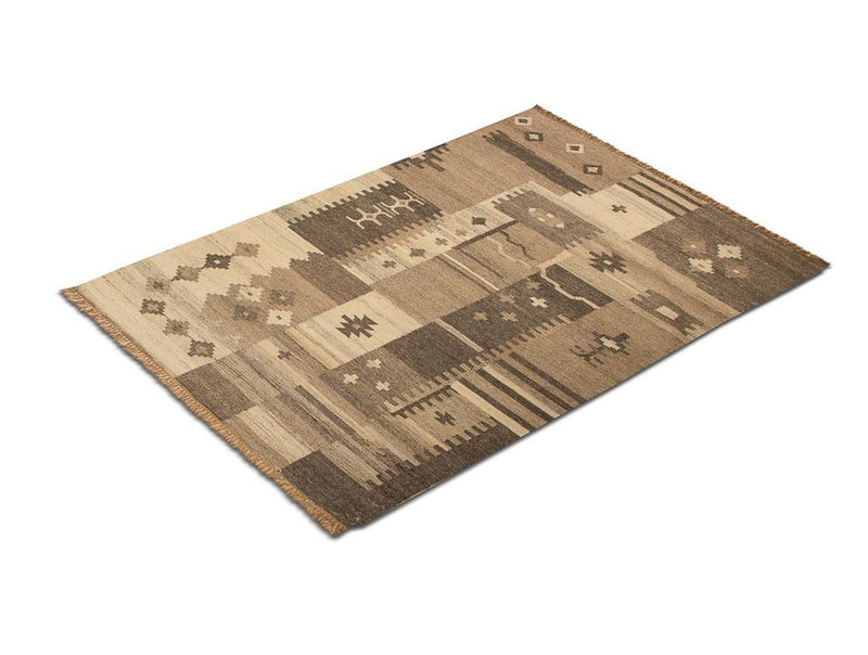 Tapis Kelim - Tendance - 200 x 140 cm - multicolore