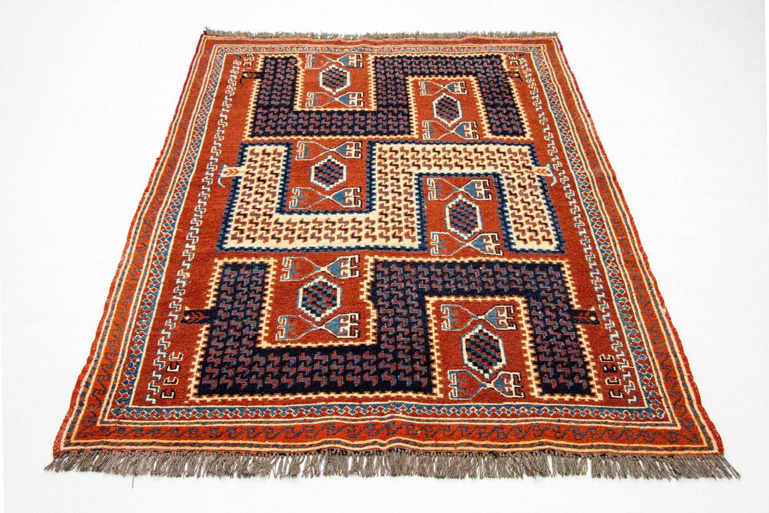 Tapis Kelim - Oriental - 185 x 145 cm - multicolore