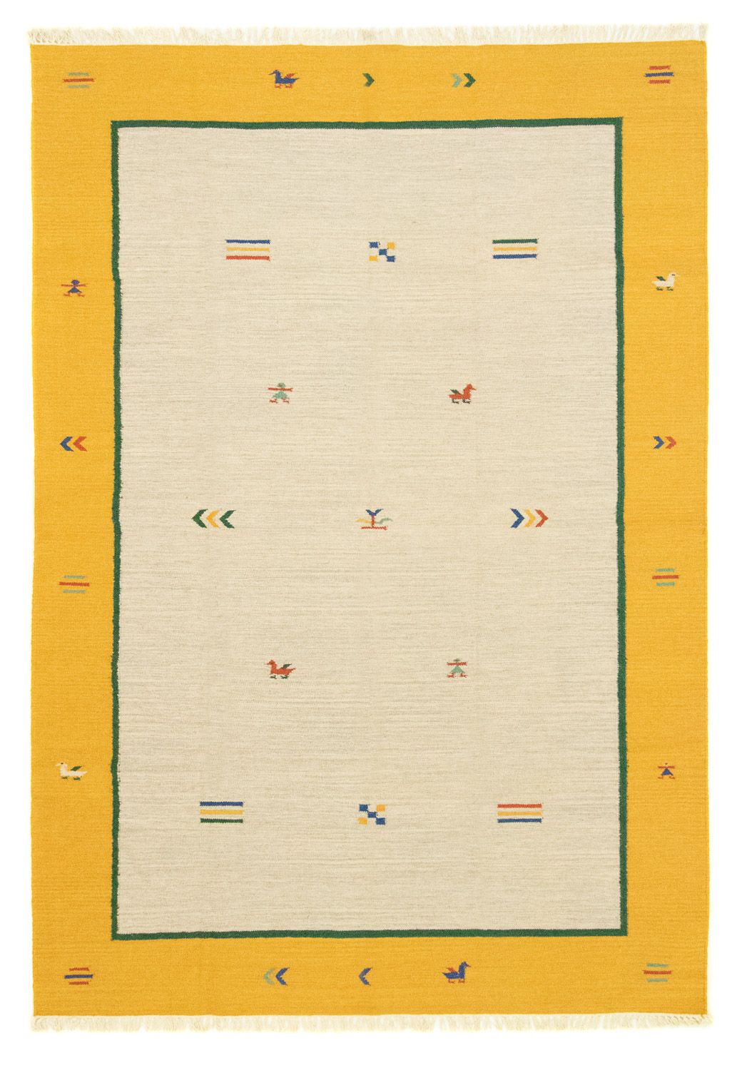 Tapis Kelim - Tendance - 300 x 200 cm - beige