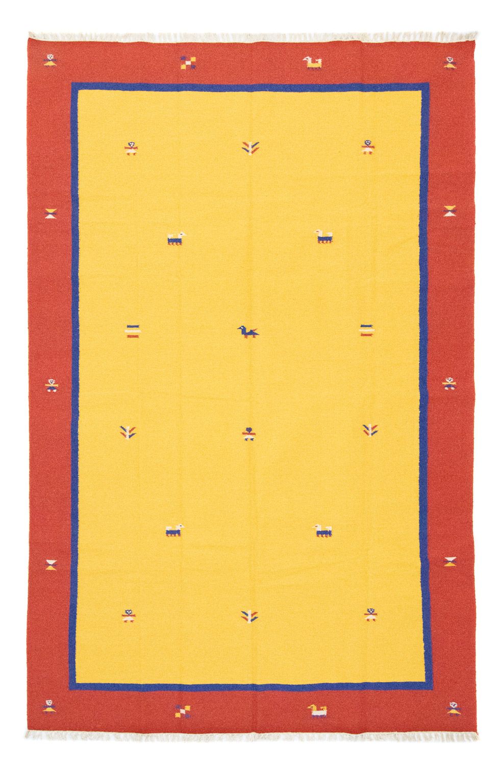 Tapis Kelim - Tendance - 300 x 200 cm - jaune