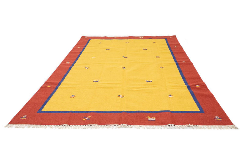 Tapis Kelim - Tendance - 300 x 200 cm - jaune