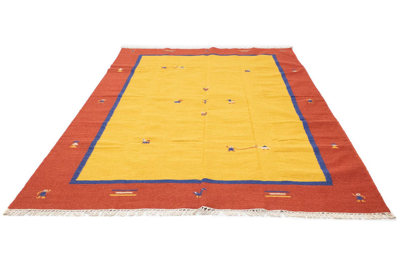 Tapis Kelim - Tendance - 300 x 200 cm - jaune