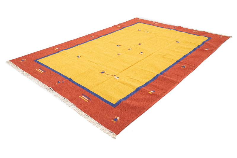 Tapis Kelim - Tendance - 300 x 200 cm - jaune