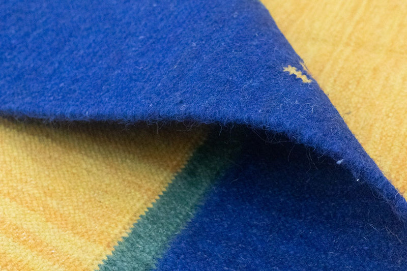 Tapis Kelim - Tendance - 200 x 140 cm - jaune