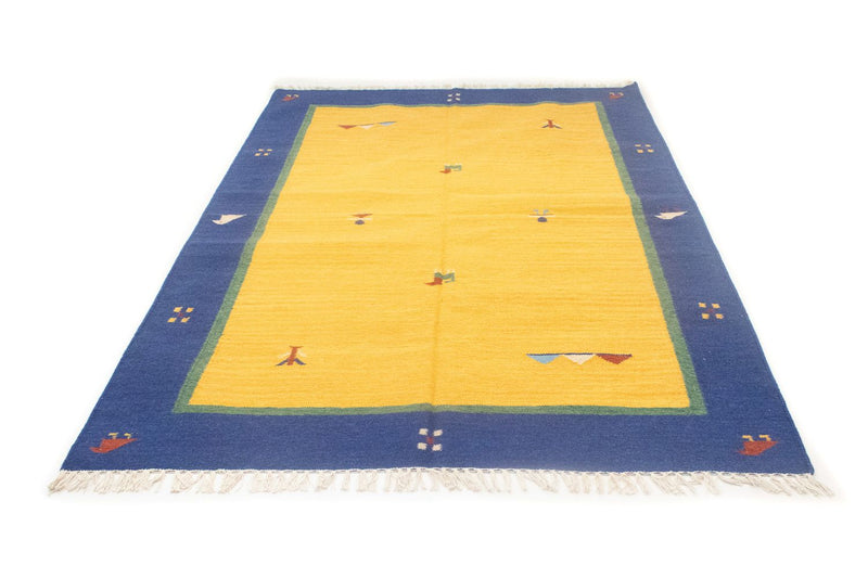 Tapis Kelim - Tendance - 200 x 140 cm - jaune