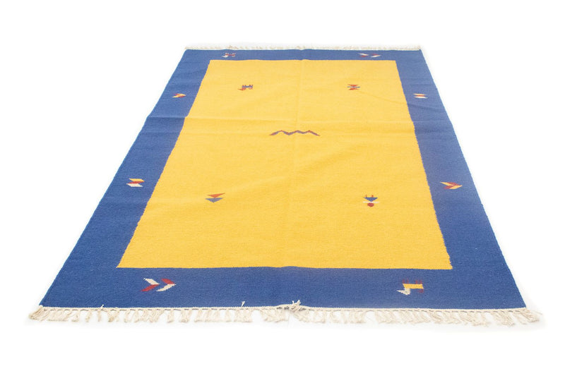 Kelim Teppich - Trendy 200 x 140 cm - gelb