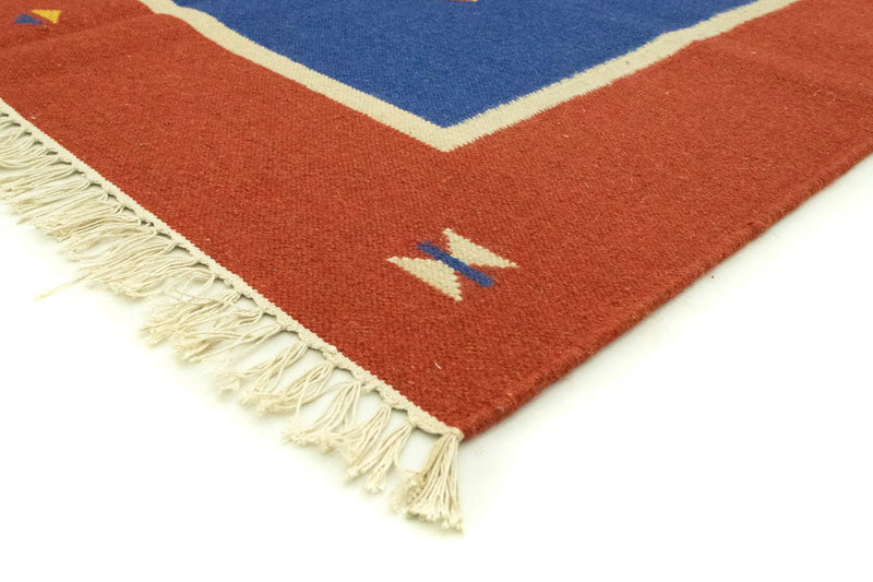Tapis Kelim - Tendance - 300 x 200 cm - bleu
