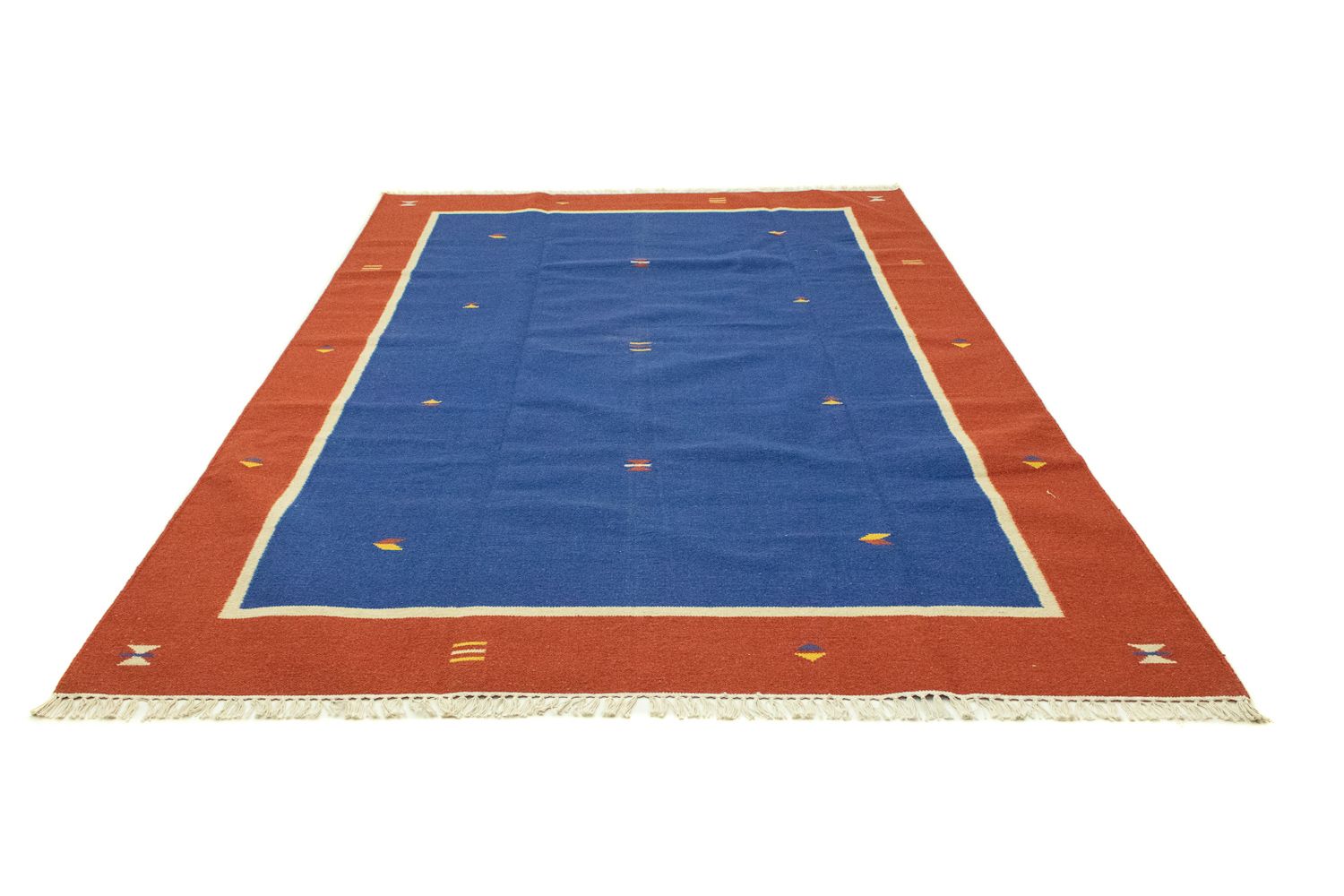 Tapis Kelim - Tendance - 300 x 200 cm - bleu