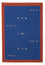 Tapis Kelim - Tendance - 180 x 120 cm - bleu
