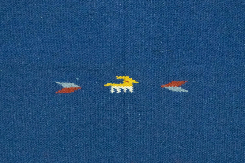 Tapis Kelim - Tendance - 180 x 120 cm - bleu