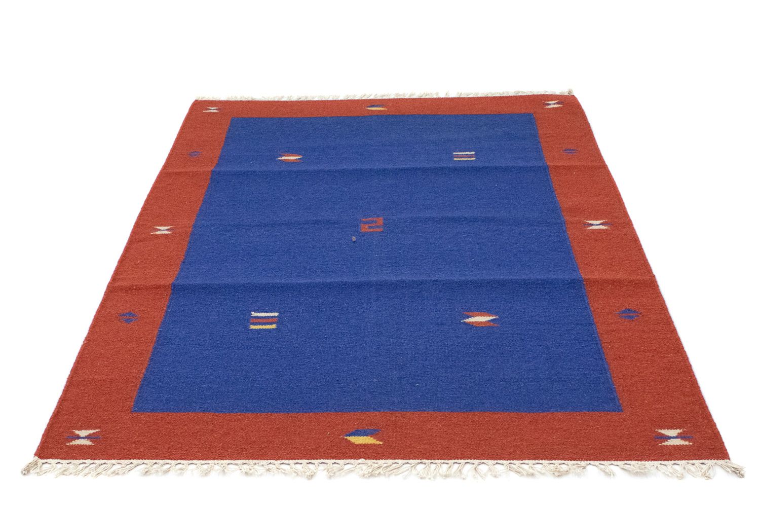 Kelim Teppich - Trendy 180 x 120 cm - blau