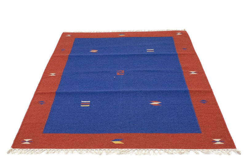 Kelim Teppich - Trendy 180 x 120 cm - blau