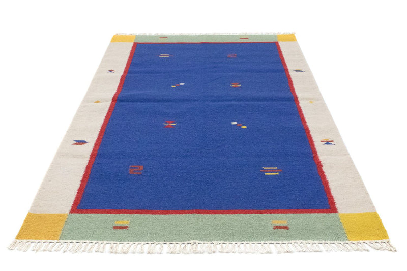 Tapis Kelim - Tendance - 180 x 120 cm - bleu