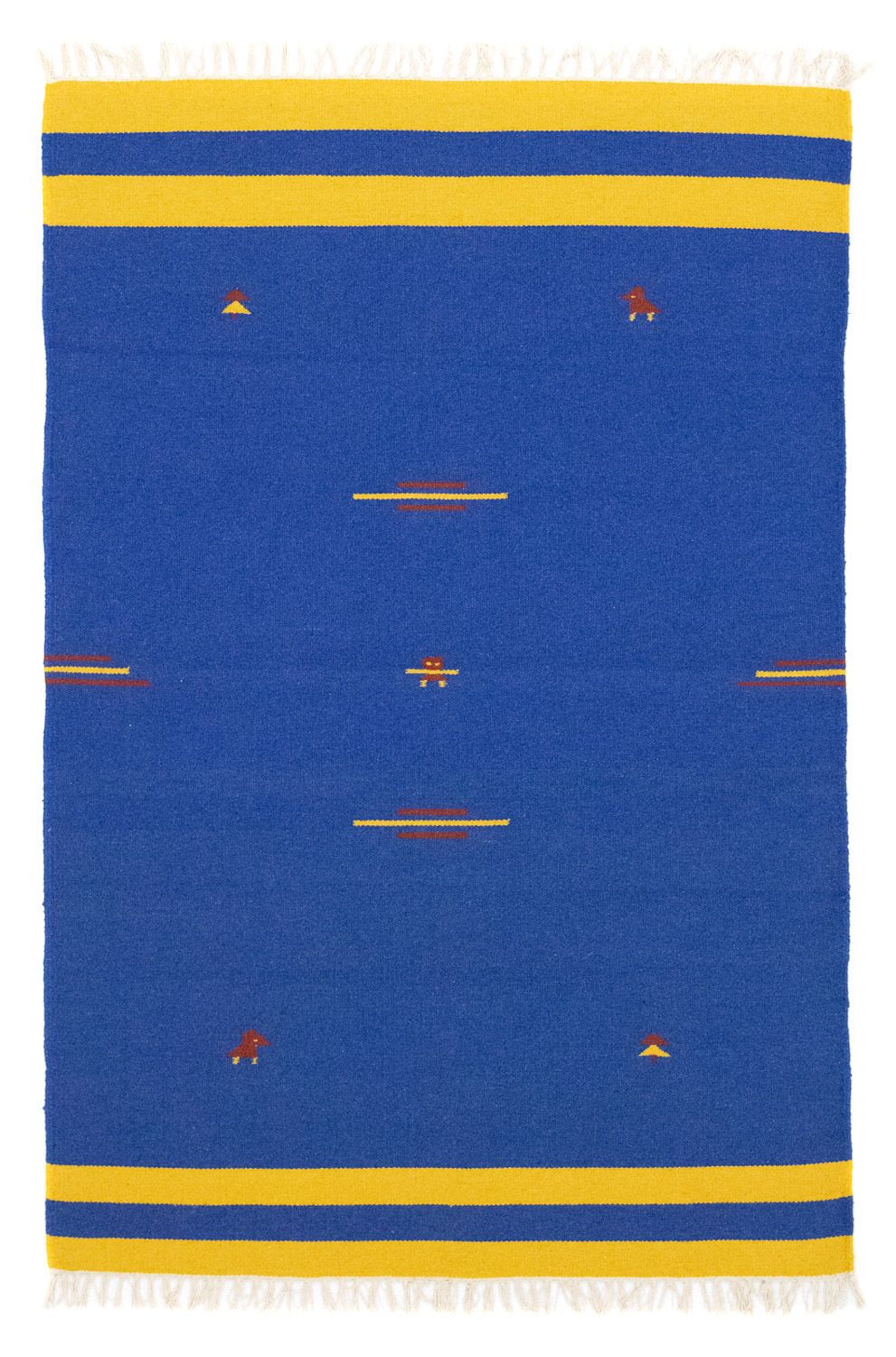 Tapis Kelim - Tendance - 180 x 120 cm - bleu