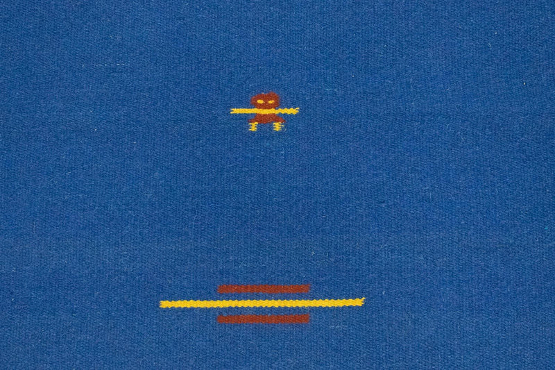 Tapis Kelim - Tendance - 180 x 120 cm - bleu