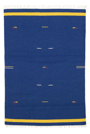 Tapis Kelim - Tendance - 180 x 120 cm - bleu