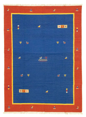 Tapis Kelim - Tendance - 300 x 200 cm - bleu