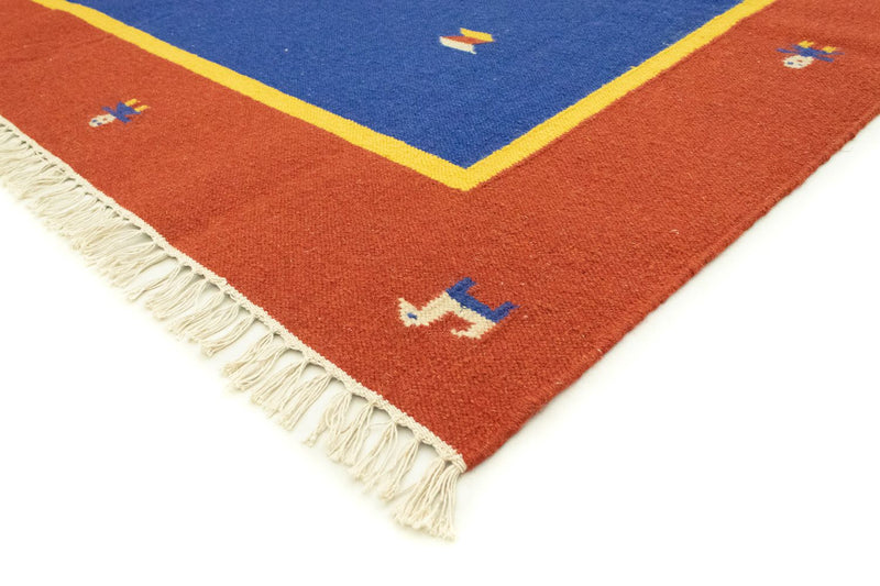 Tapis Kelim - Tendance - 300 x 200 cm - bleu