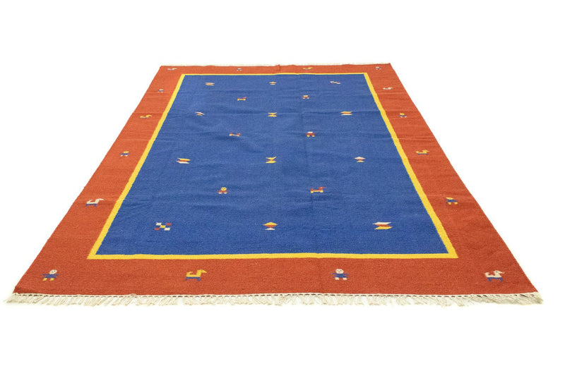 Tapis Kelim - Tendance - 300 x 200 cm - bleu