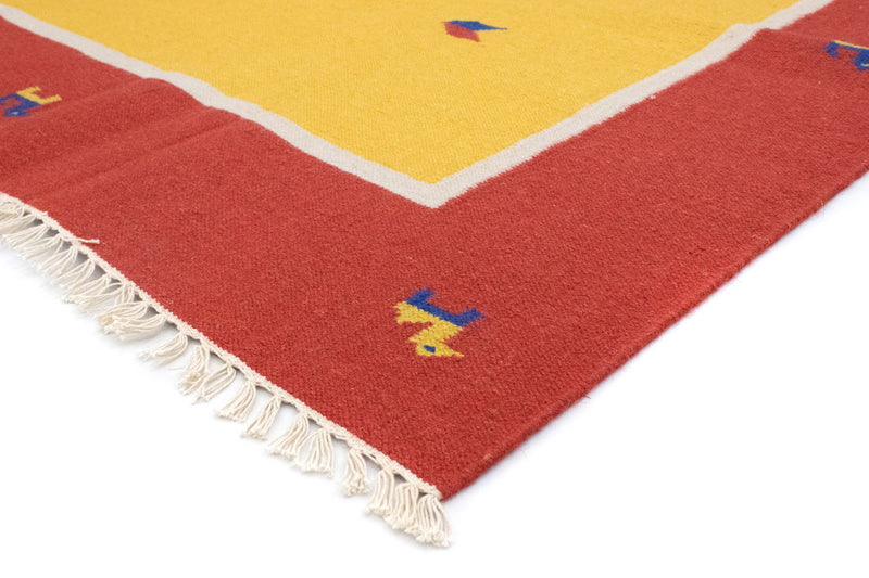 Tapis Kelim - Tendance - 300 x 200 cm - jaune
