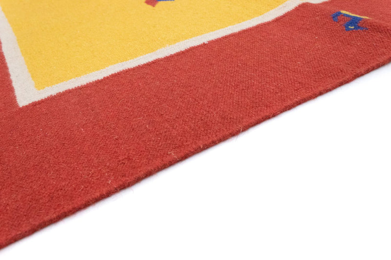 Tapis Kelim - Tendance - 300 x 200 cm - jaune