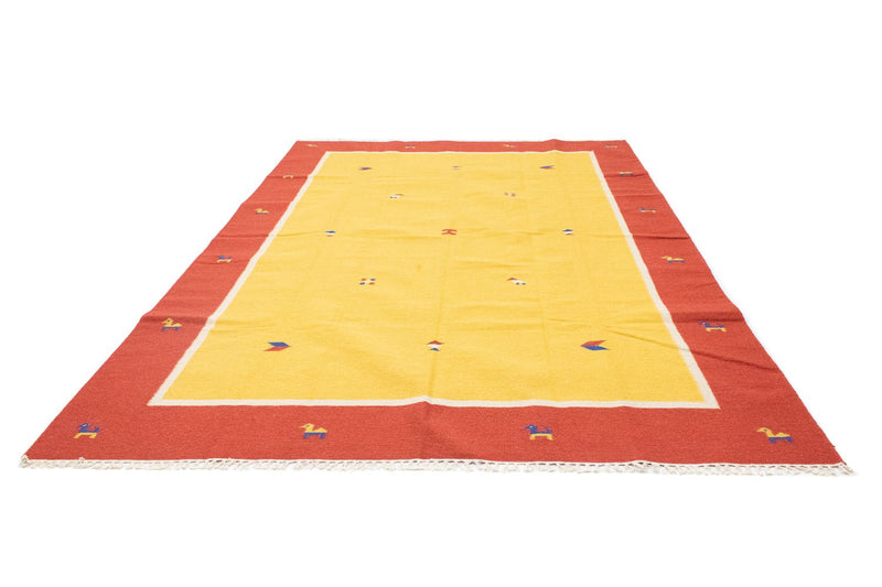 Tapis Kelim - Tendance - 300 x 200 cm - jaune