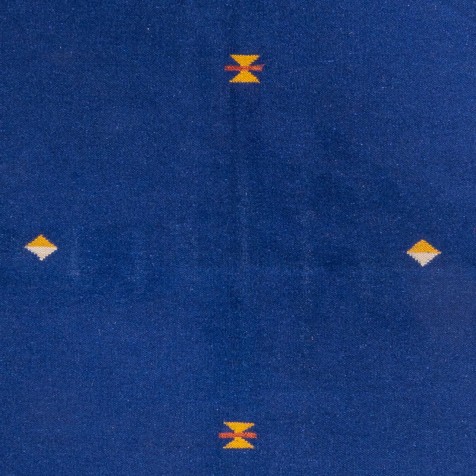 Tapis Kelim - Tendance - 240 x 170 cm - bleu foncé