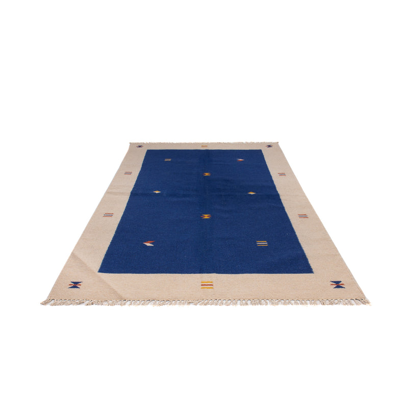 Tapis Kelim - Tendance - 240 x 170 cm - bleu foncé