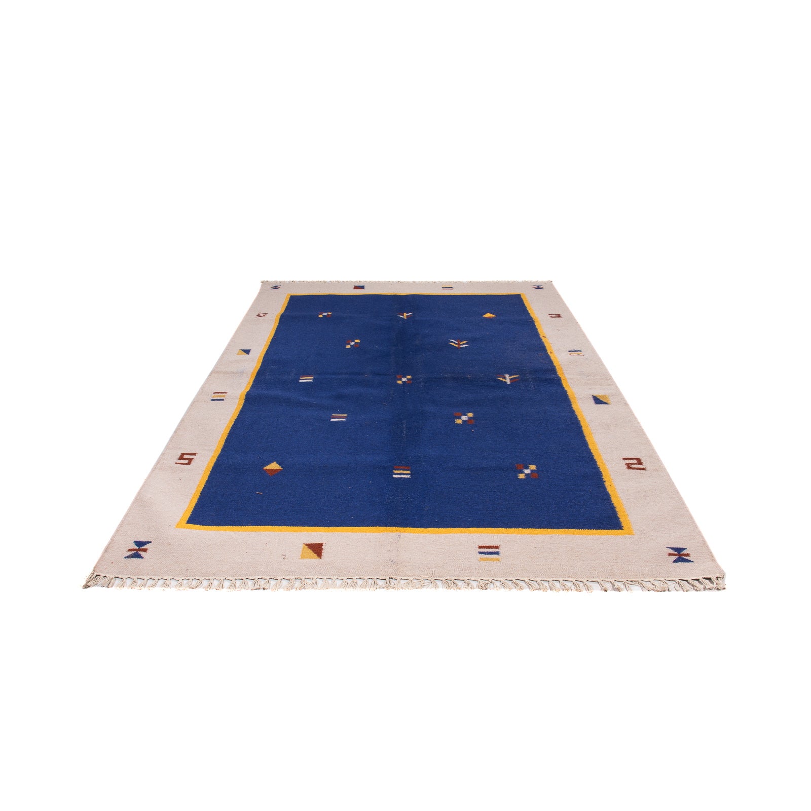 Tapis Kelim - Tendance - 240 x 170 cm - bleu foncé