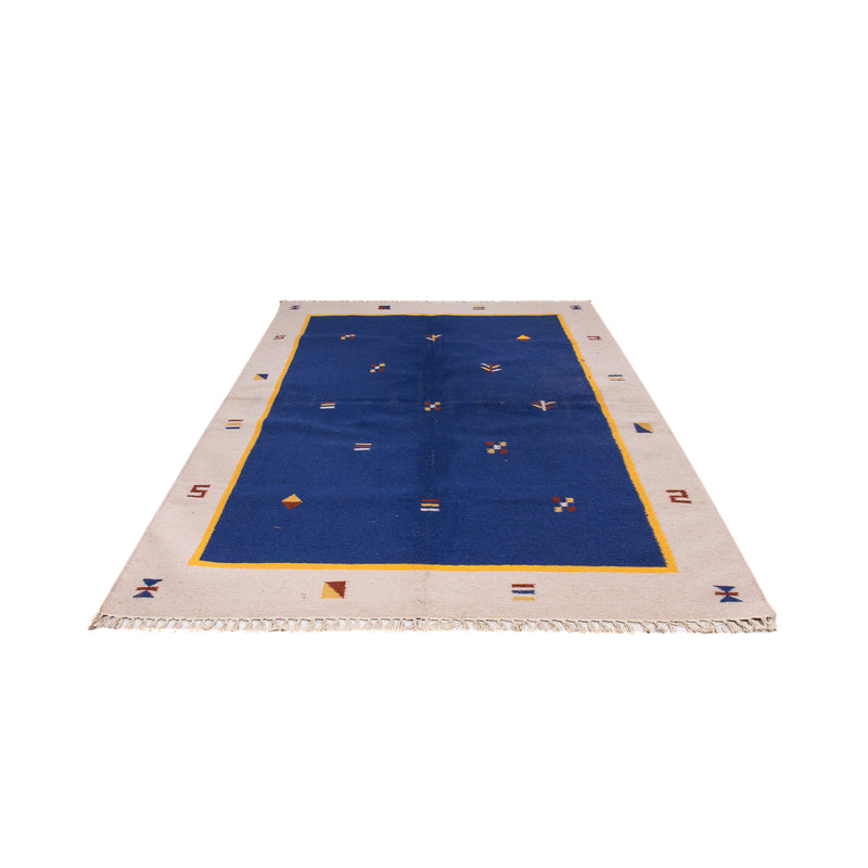 Tapis Kelim - Tendance - 240 x 170 cm - bleu foncé
