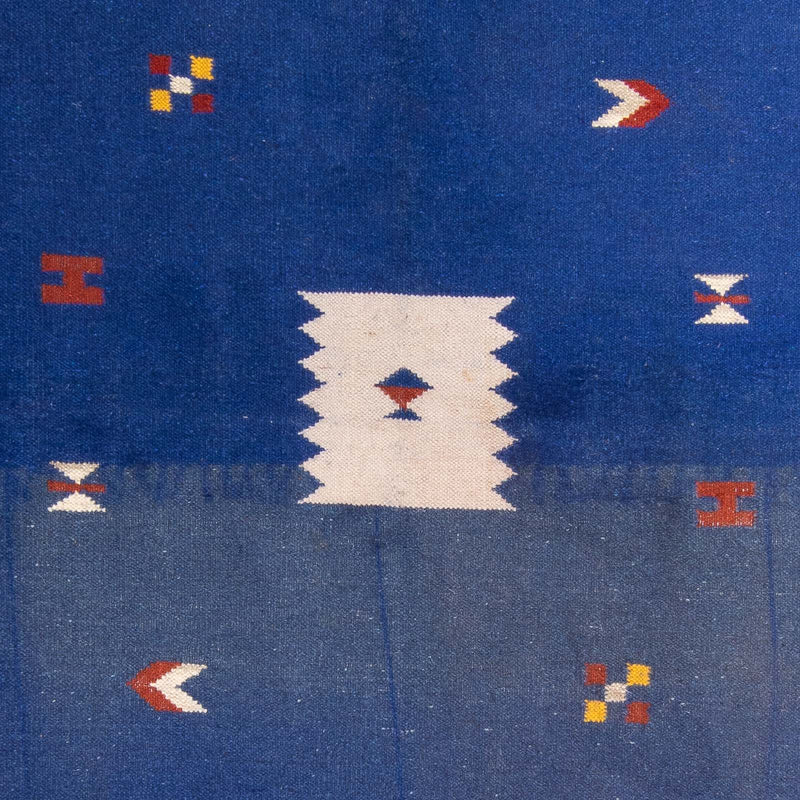 Tapis Kelim - Tendance - 240 x 170 cm - bleu foncé
