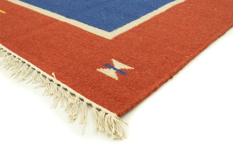 Tapis Kelim - Tendance - 300 x 200 cm - bleu