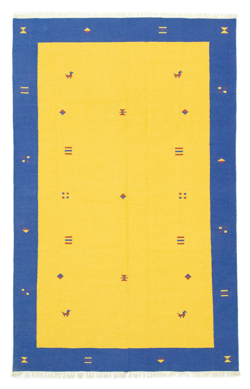 Tapis Kelim - Tendance - 300 x 200 cm - jaune