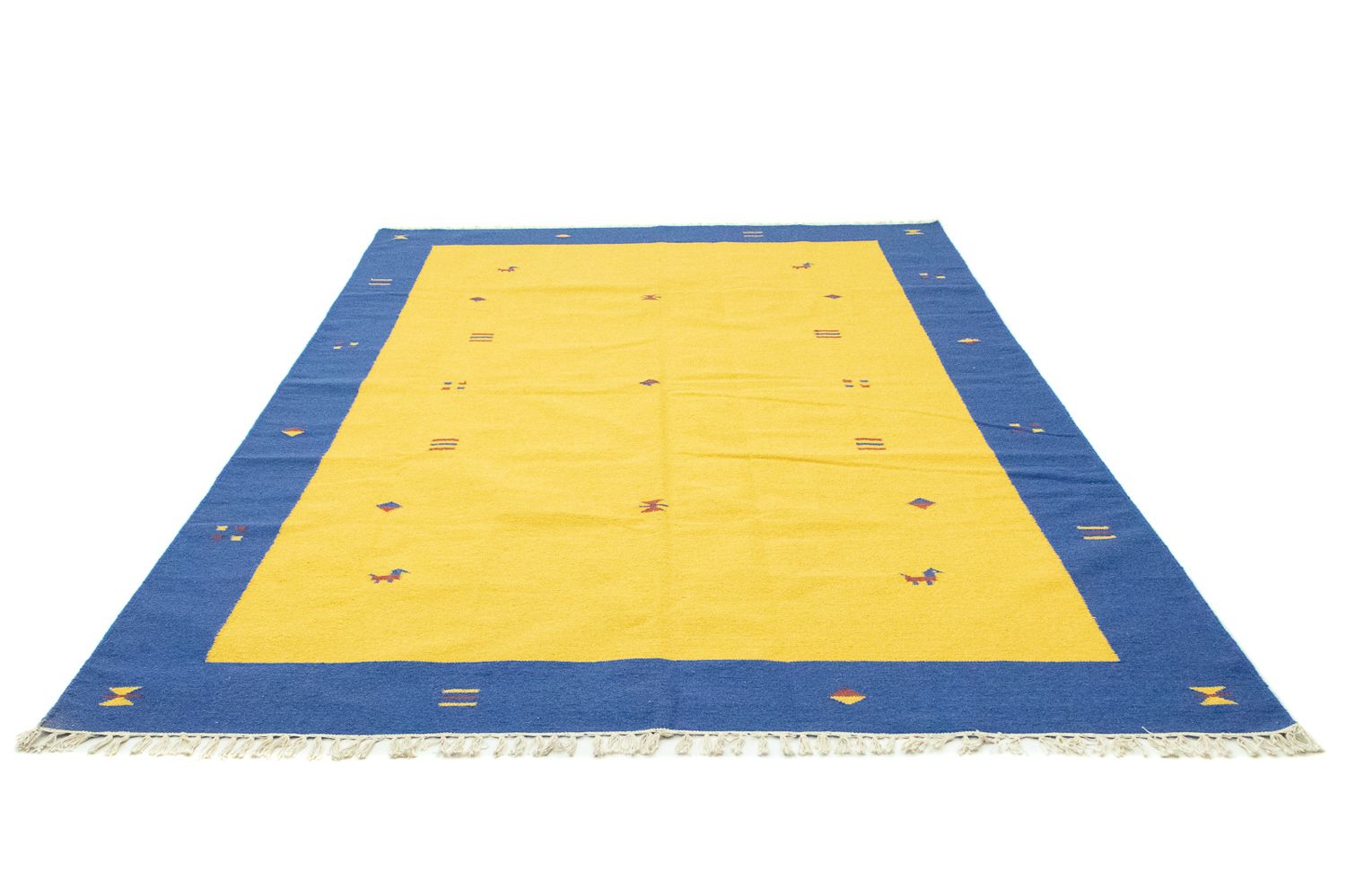 Tapis Kelim - Tendance - 300 x 200 cm - jaune
