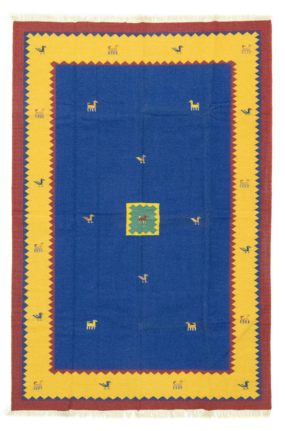 Tapis Kelim - Tendance - 300 x 200 cm - bleu