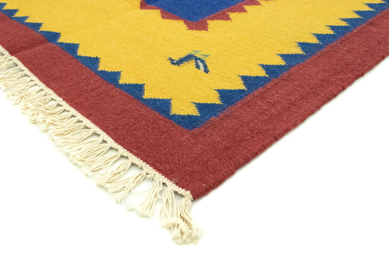 Tapis Kelim - Tendance - 300 x 200 cm - bleu