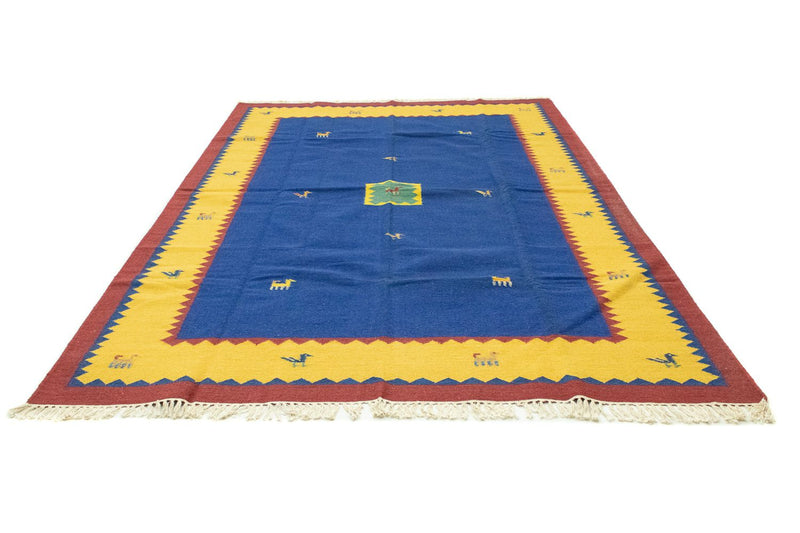 Tapis Kelim - Tendance - 300 x 200 cm - bleu