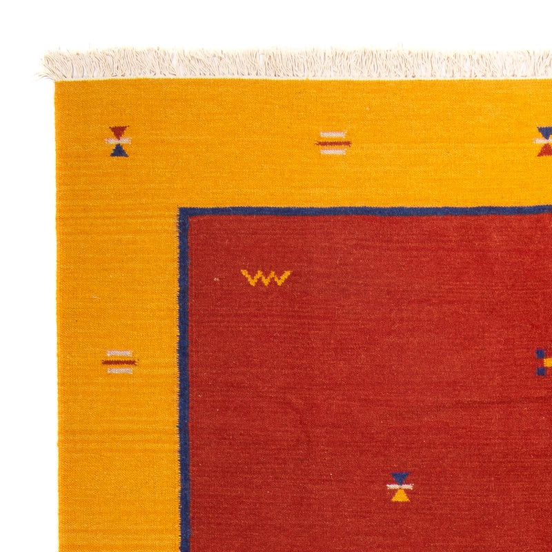Tapis Kelim - Tendance - 240 x 170 cm - rouge foncé